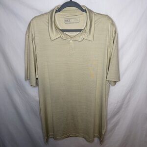 BKE Men's Beige Polo Shirt